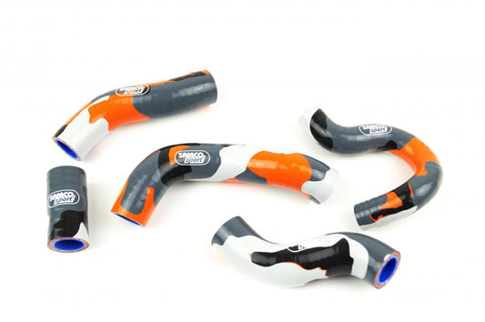 COOLANT HOSE 5 PIECE KIT ORANGE CAMO 12-16 KTM 450 500 501 SAMCO SPORT KTM 48-SOL