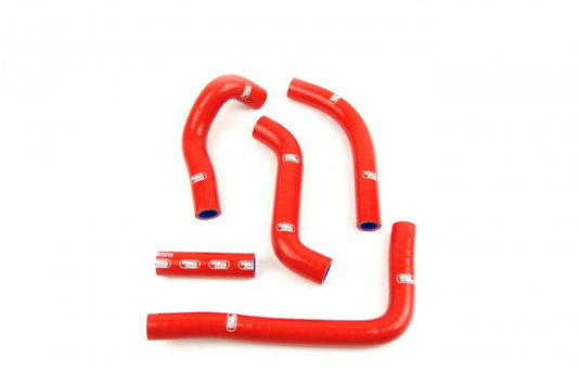 COOLANT HOSE 5 PIECE KIT RED 08-14 SUZUKI 450 RM Z OEM DESIGN SAMCO SPORT SUZ-45-RD
