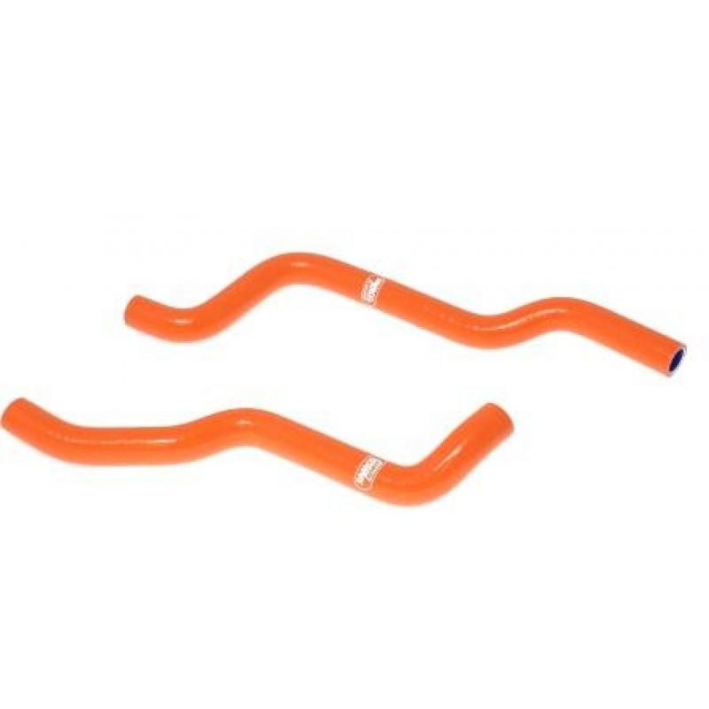 COOLANT HOSE 2 PIECE KIT ORANGE 09-13 KTM 450 505 SX SAMCO SPORT KTM-27-OR