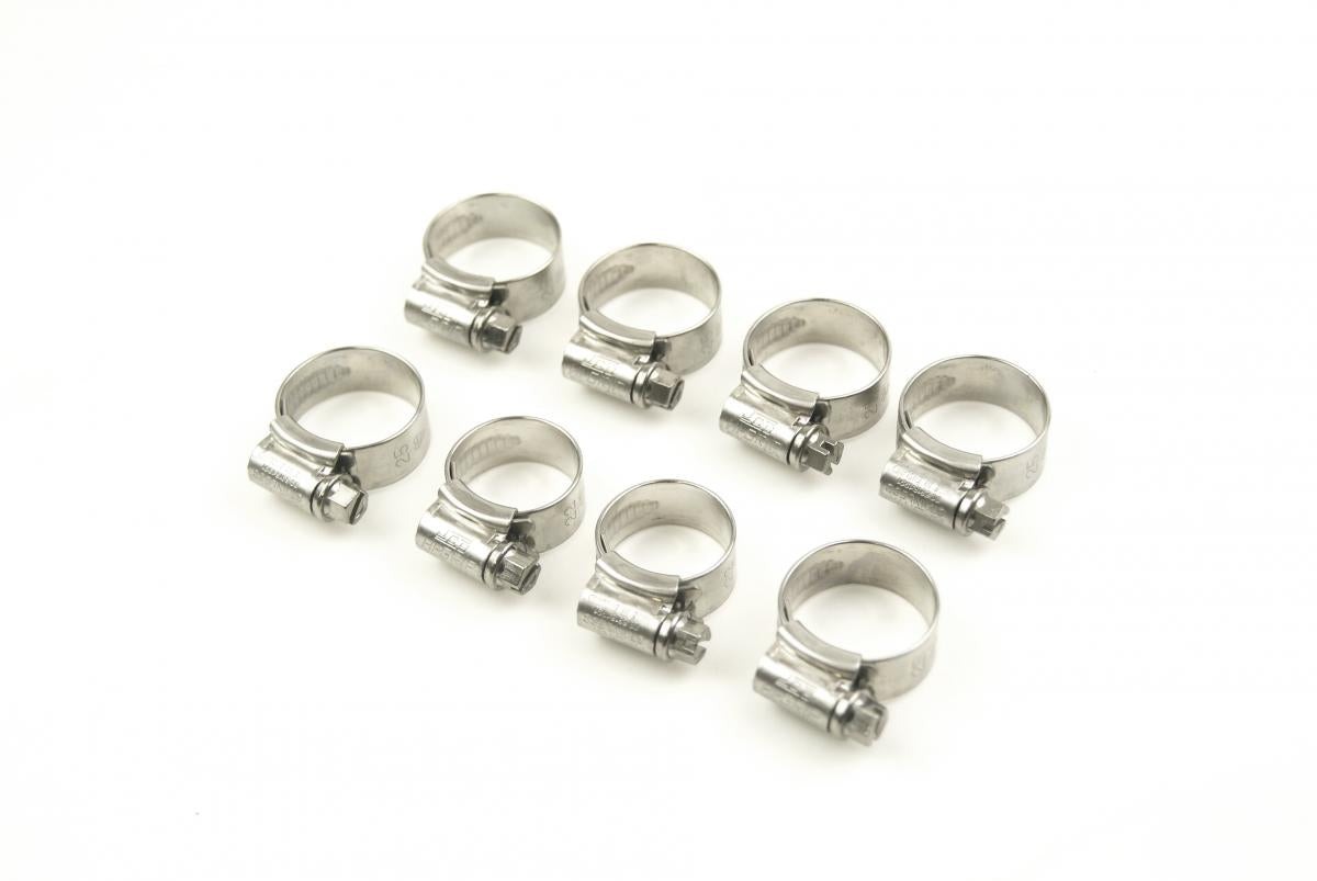 COOLANT HOSE STAINLESS KALE CLAMP KIT 22-26 HONDA 250 SAMCO SPORT CKHON-126