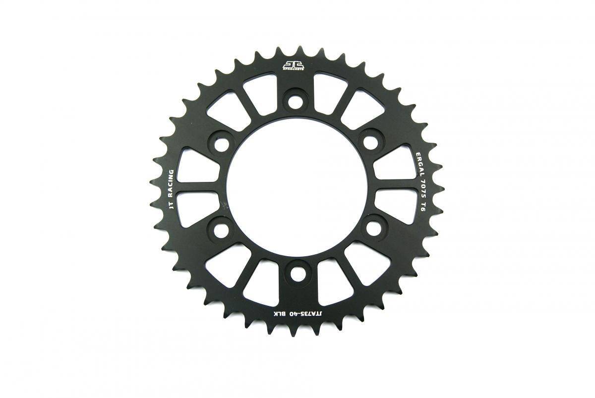Rear Sprocket Alloy Black 735, JTA735.40BLK