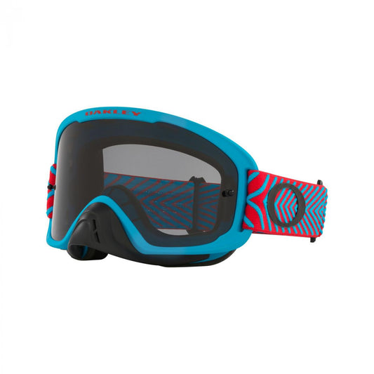 OAKLEY O FRAME 2.0 PRO MX MOTION BLUE, OA OO7115-40, DARK GREY LENS
