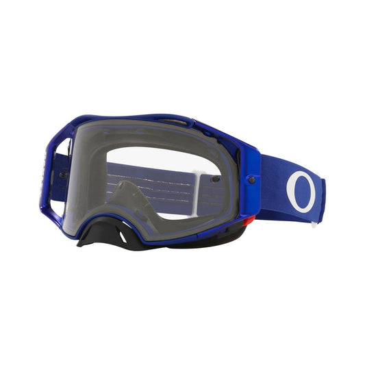 OAKLEY AIRBRAKE MX MOTO BLUE, CLEAR LENS OA OO7046-D8, (OA OO7046-A7)
