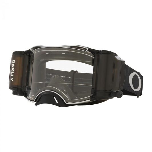 OAKLEY AIRBRAKE MX TUFF BLOCKS BLACK/GUNMETAL, CLEAR LENS OA OO7046-C0, INCLUDES ROLL OFFS, OA OO7046-C0