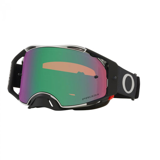 OAKLEY AIRBRAKE MX TUFF BLOCKS BLACK/GUNMETAL, PRIZM MX JADE LENS OA OO7046-C1, OA OO7046-C1