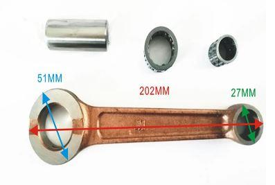 Connecting Rod Kit Jawa 250 15 Se Pin, 22 Be Pin, Jawa 250 JAWA250 011583, (Jawa 250 Kyvacka, Perak)