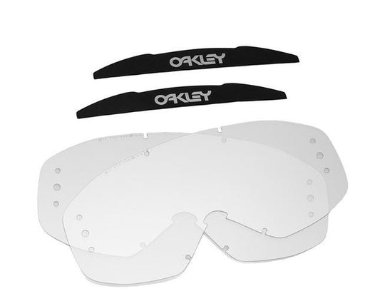 Oakley Replacement Lens XS O Frame MX (Clear) Roll-Off 2pk, OAKLEY OA 02-893, Clear