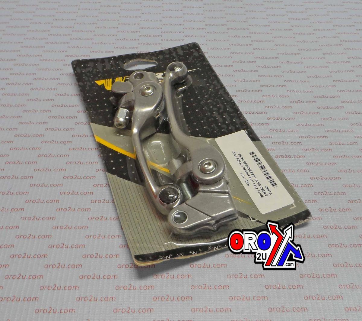 LEVER SET WIRTZ FLEX SILVER, WIRTZ SFL-101 FORGED ALUMINUIM – Wirtz product image
