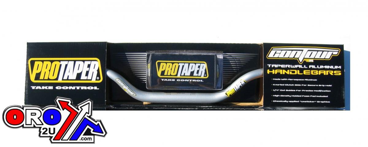 ProTaper Carmichael handlebars in silver product photo