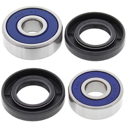 All Balls Racing Wheel Bearing Kit Front & Rear 98-22 Kaw/Suz 60-140, Allballs 25-1181 Dirt