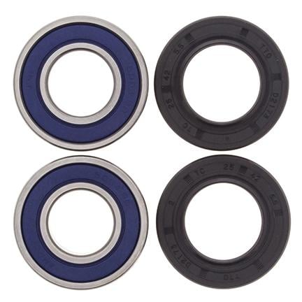 All Balls Racing Wheel Bearing Kit Front & Rear 86-22 Kaw Zr/Kdx/KLX/KX, Allballs 25-1223 Road/Dirt