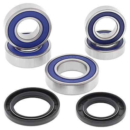 All Balls Racing Wheel Bearing Kit Rear 93-96 Kaw KLX650, Allballs 25-1099 Dirt