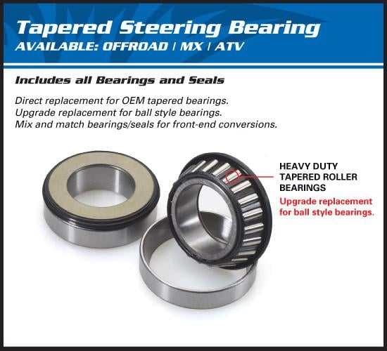 All Balls Racing Steering Bearing Kit Allballs, Allball 22-1052 9 Triumph Speed