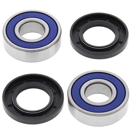 All Balls Racing Wheel Bearing Kit Front & Rear 76-19 Apr/Beta/Bmw/Kaw/Moto/Suz/Yam, Allballs 25-1210 Road/Dirt