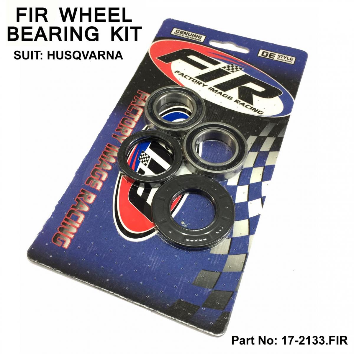 Factory Image Racing Wheel Bearing Kit Front 01-13 Husqvarna CR Sm Sms TC TE Txc WR FIR Racing 25-1415
