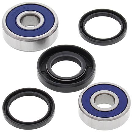 All Balls Racing Wheel Bearing Kit Rear 86-87 Kaw KX80, Allballs 25-1179 Dirt