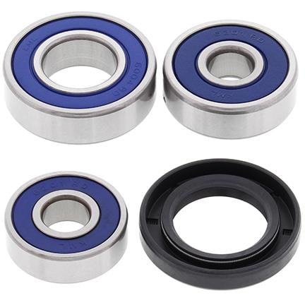 All Balls Racing Wheel Bearing Kit Rear 02-22 Kaw KLX110/Suz DRZ110, Allballs 25-1400 Dirt/Road