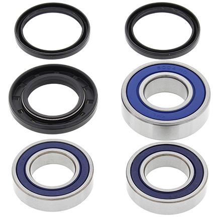 All Balls Racing Wheel Bearing Kit Rear 1985 Kaw KX250/500, Allballs 25-1193 Dirt