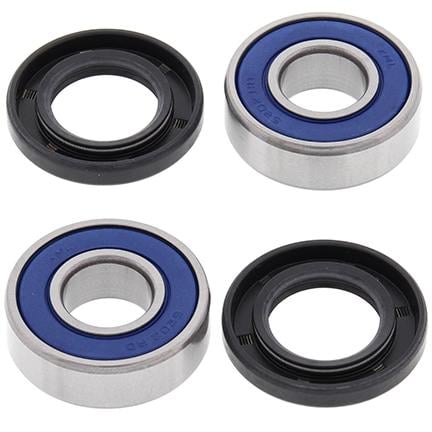 All Balls Racing Wheel Bearing Kit Front & Rear 83-22 Kaw/Yam, Allballs 25-1444 Dirt/Road