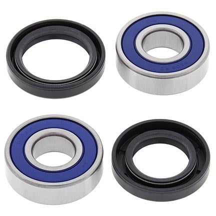 All Balls Racing Wheel Bearing Kit Front 90-11 Kaw Zg/Zr/Zx/Zephyr 600-1100, Allballs 25-1218 Road