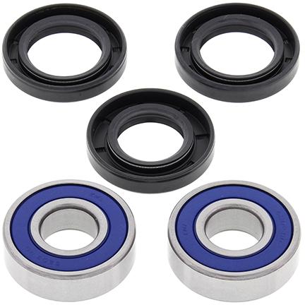 All Balls Racing Wheel Bearing Kit Front & Rear 72-22 Bmw/Hon/Kaw/Suz/Yam, Allballs 25-1219 Road