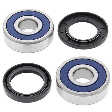 All Balls Racing Wheel Bearing Kit Front & Rear 82-90 Kaw Zn/Kz/Zx, Allballs 25-1332 Road