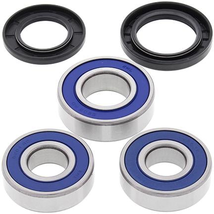 All Balls Racing Wheel Bearing Kit Rear 89-22 Kaw Er/Ex/Kle/Vn/Z/Zr/Zx/Zxr, Allballs 25-1386 Road