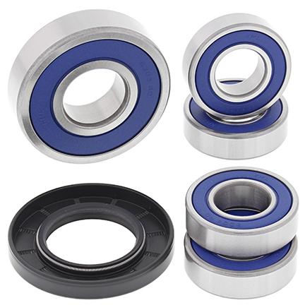 All Balls Racing Wheel Bearing Kit Rear 86-87 Suz GSXR1100, Allballs 25-1097 Road