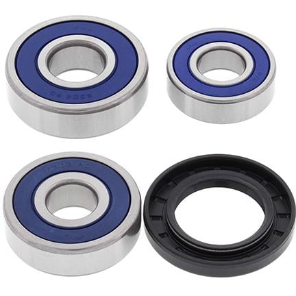 All Balls Racing Wheel Bearing Kit Rear 86-90 Yam YX600 Radian, Allballs 25-1247 Road