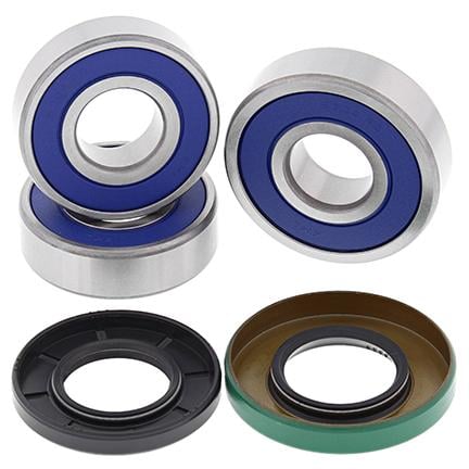 All Balls Racing Wheel Bearing Kit Rear 77-79 Yam XS750, Allballs 25-1264 Road