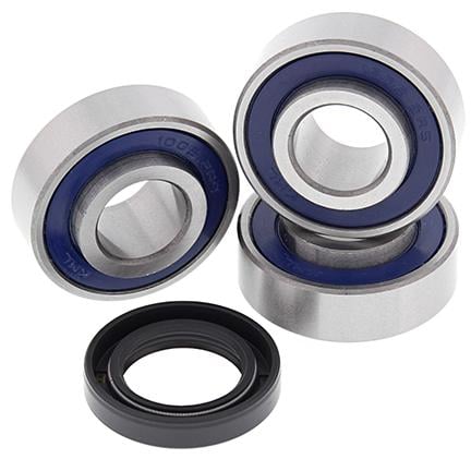 All Balls Racing Wheel Bearing Kit Front & Rear 67-72 Harley Flh/Fx, Allballs 25-1366 Road
