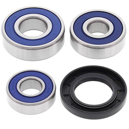 All Balls Racing Wheel Bearing Kit Rear 80-10 Suzuki Gn/GP125/Gs/GZ250, Allballs 25-1487 Road