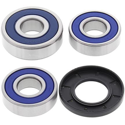 All Balls Racing Wheel Bearing Kit Rear 02-09 Yamaha XVS1100 V-star, Allballs 25-1494 Road