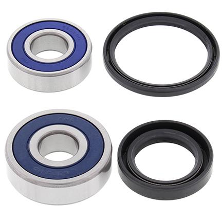 All Balls Racing Wheel Bearing Kit Front 97-06 Hon XL600/650 Transalp, Allballs 25-1602 Road