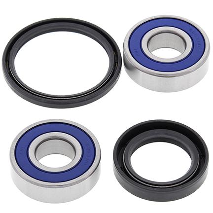 All Balls Racing Wheel Bearing Kit Front 90-03 Hon XR750L Africa Twin, Allballs 25-1604 Road