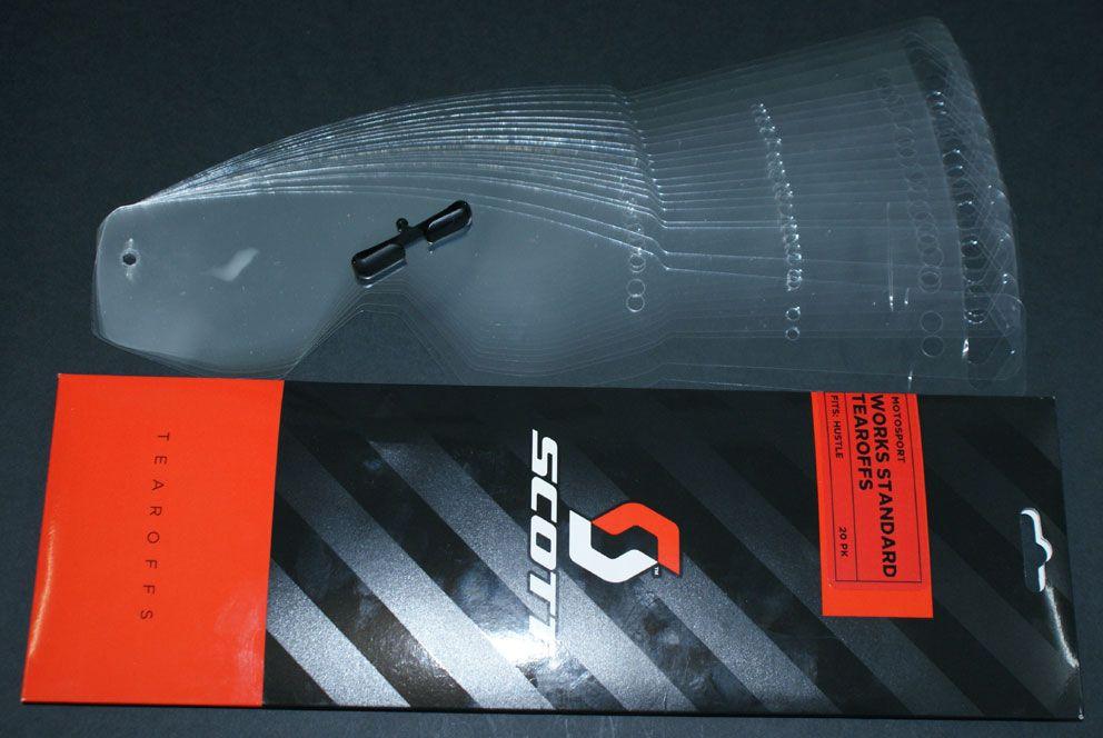 SCOTT HUSTLE TEAR OFFS PK/20