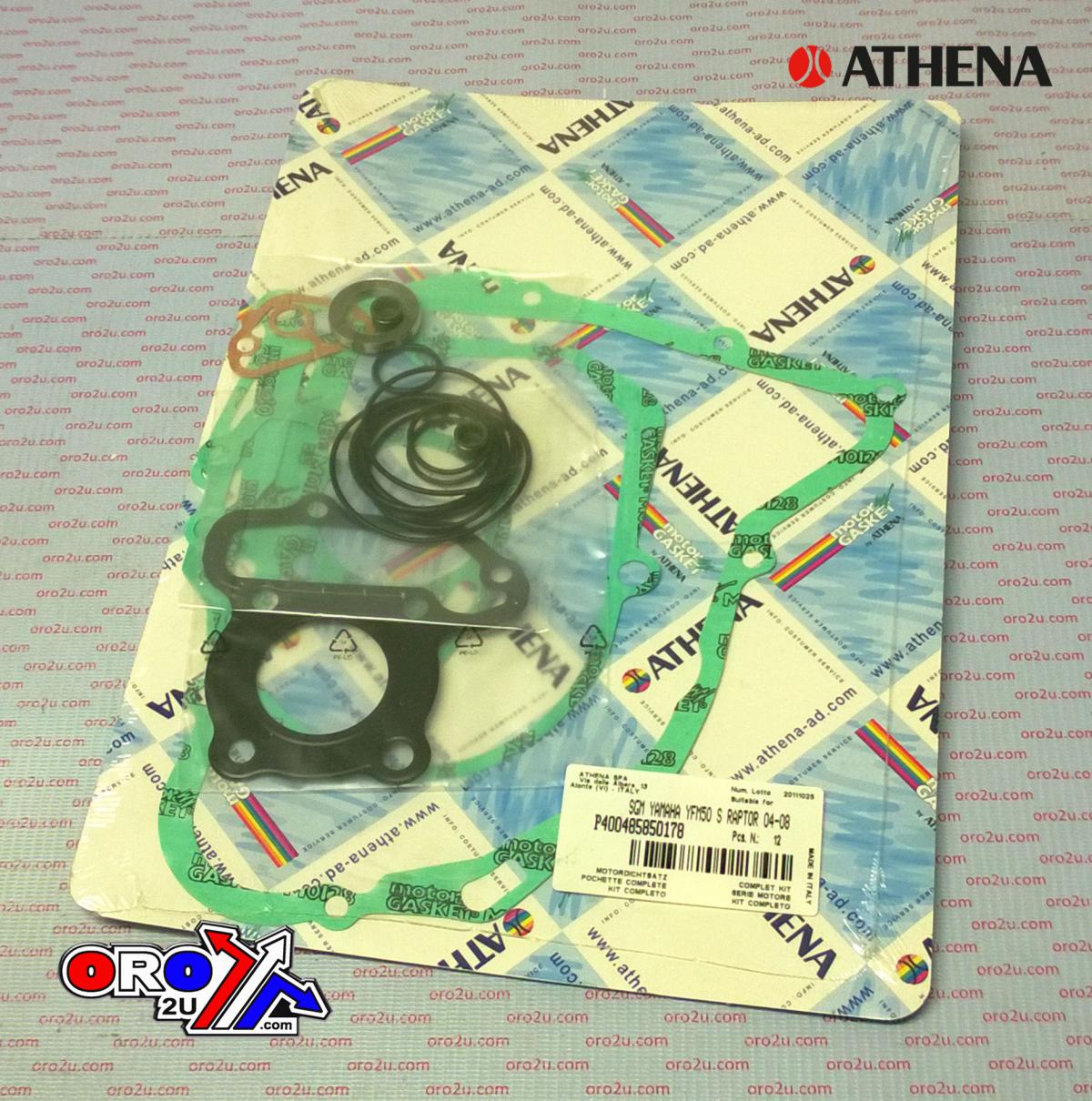 COMPLETE GASKET KIT YFM 50 RAPTOR 04-08, ATHENA P400485850178 YAMAHA