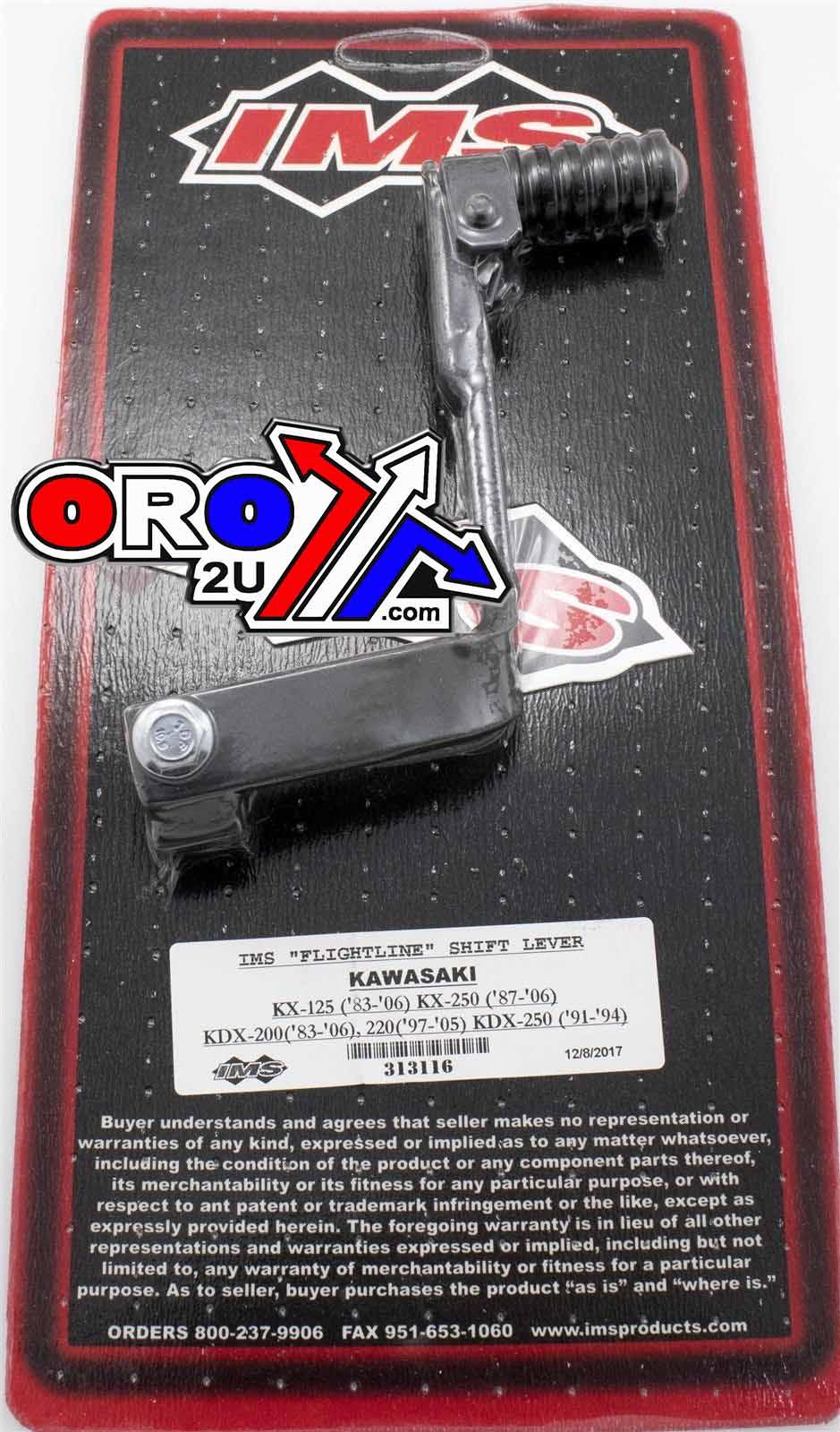 Ims Products Gear Lever Ims KDX200 KDX220, 13242-1319, 13156-1339, 313116