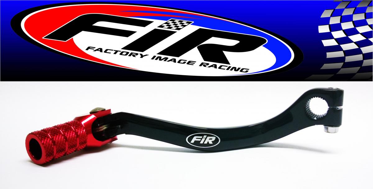 Factory Image Racing Gear Lever Shift CR250 Black/Rd, FIR Brand, Black / Red 24700-KZ3-J50, !! Will Not Fit 18-19 CRF Models !!