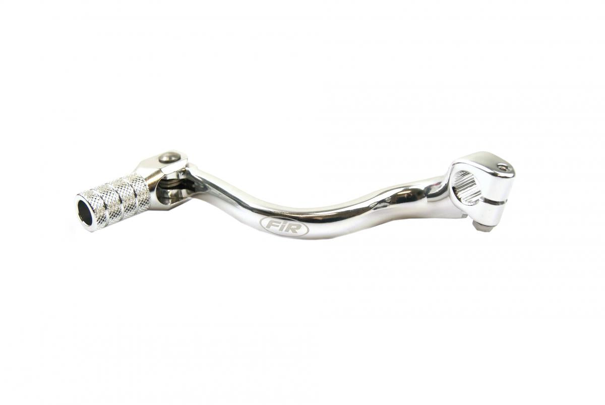 Factory Image Racing Gear Lever Alloy KX 125 250, Aluminium Forged Silver/Sil