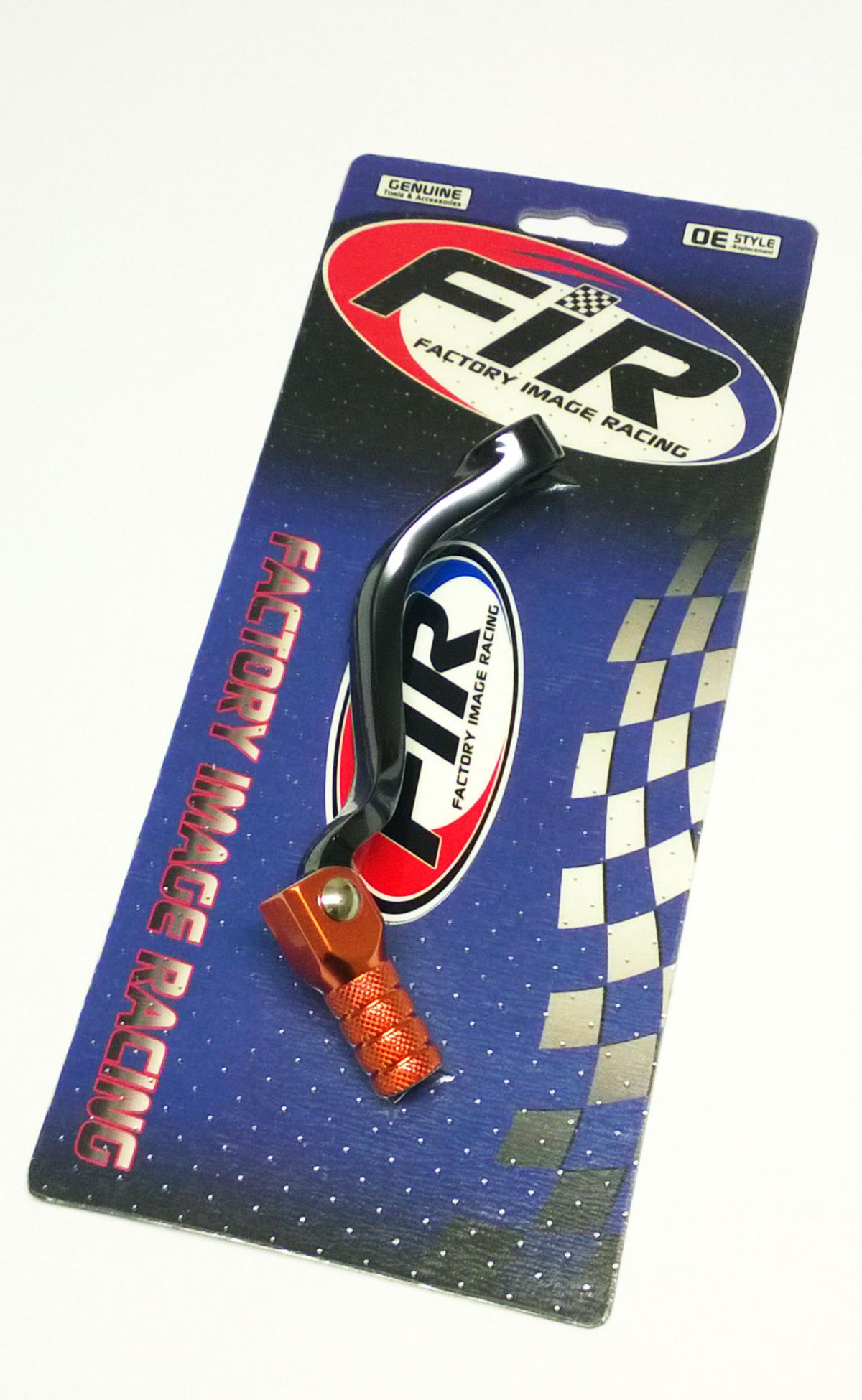 Factory Image Racing Gear Lever Shift KTM SX Exc, Aluminium Forged 54734031000, FIR Brand, Black & Orange