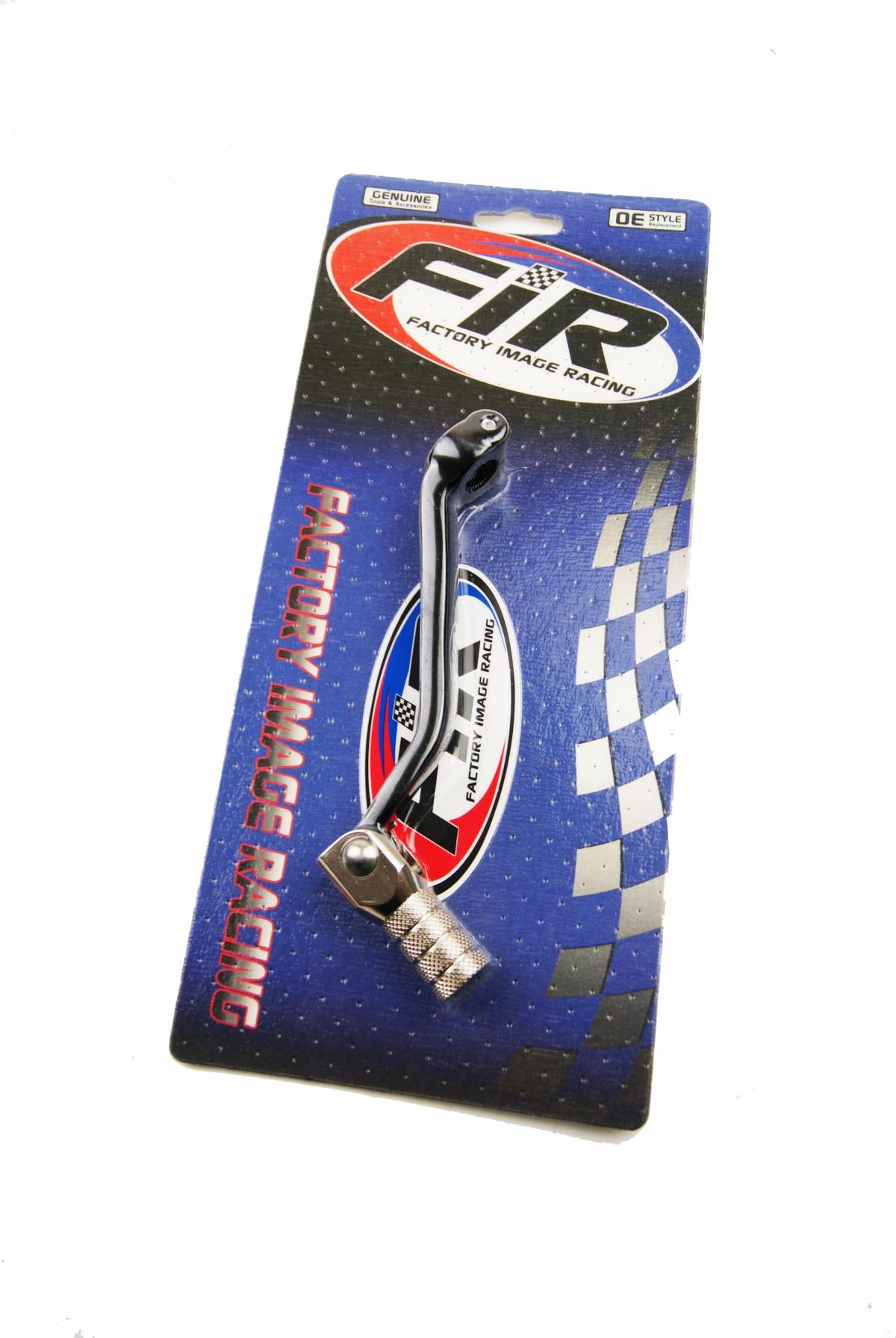 Factory Image Racing Gear Lever Black KX 125 03-05, Aluminium Forged 13156-1493, FIR Brand, Black & Titanium