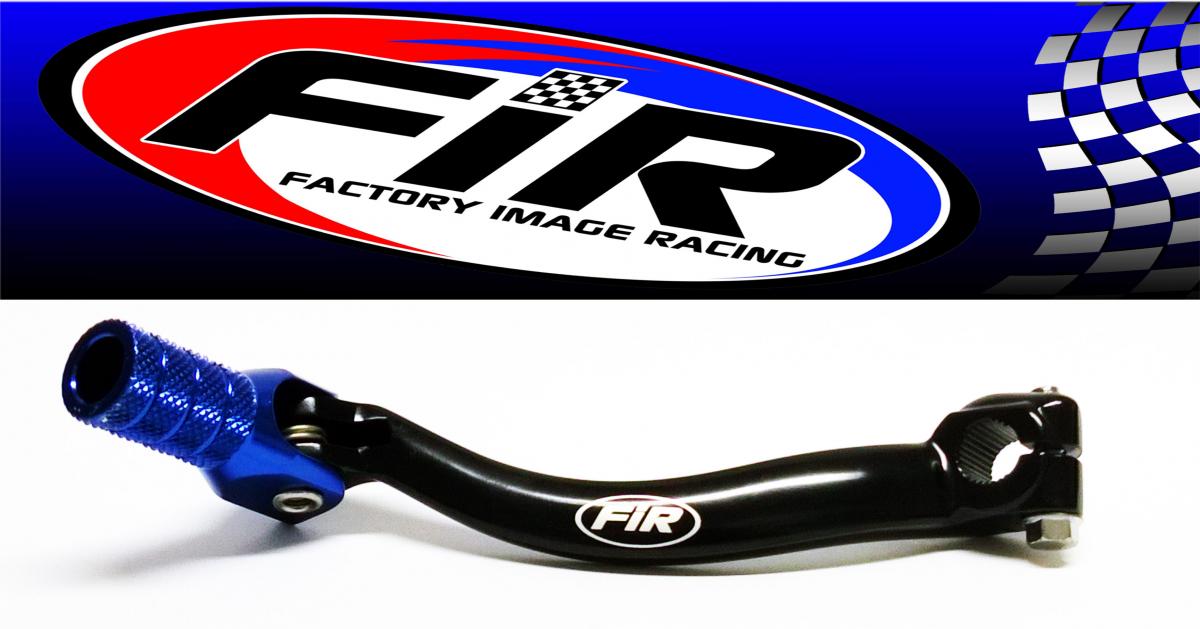 Factory Image Racing Gear Lever Shift YZF 450, Aluminium Forged 2S2-18110-00, FIR Brand, Black & Blue