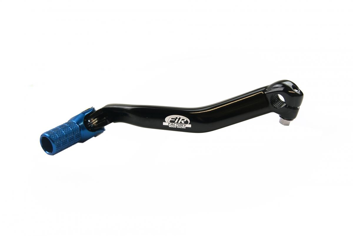 Factory Image Racing Gear Lever Black / Blue Tip, Aluminium Forged 1C3-18110-00, FIR Brand, YZ125 / YZ250