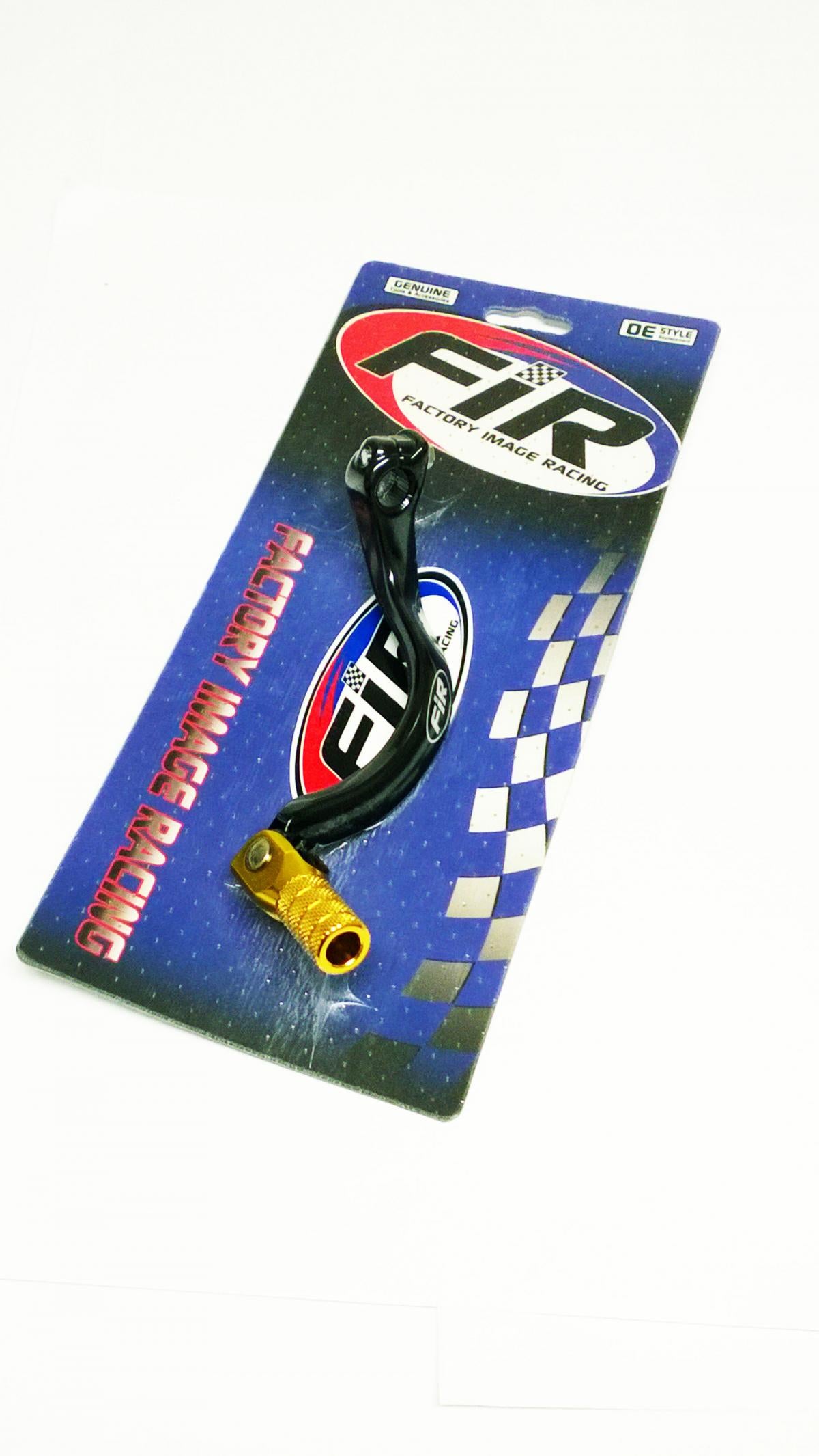 Factory Image Racing Gear Lever Shift RM 125 89-08, Aluminium Forged 2560027C06, FIR Brand, Black & Gold