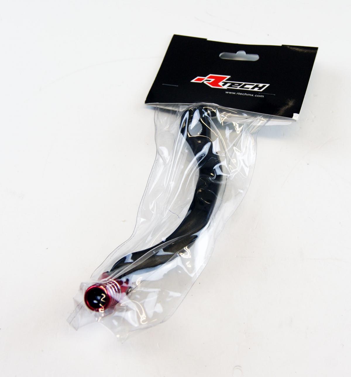 Rtech Plastics Gear Lever Alu. Black / Red, RM125/250R-LEVC00RM003