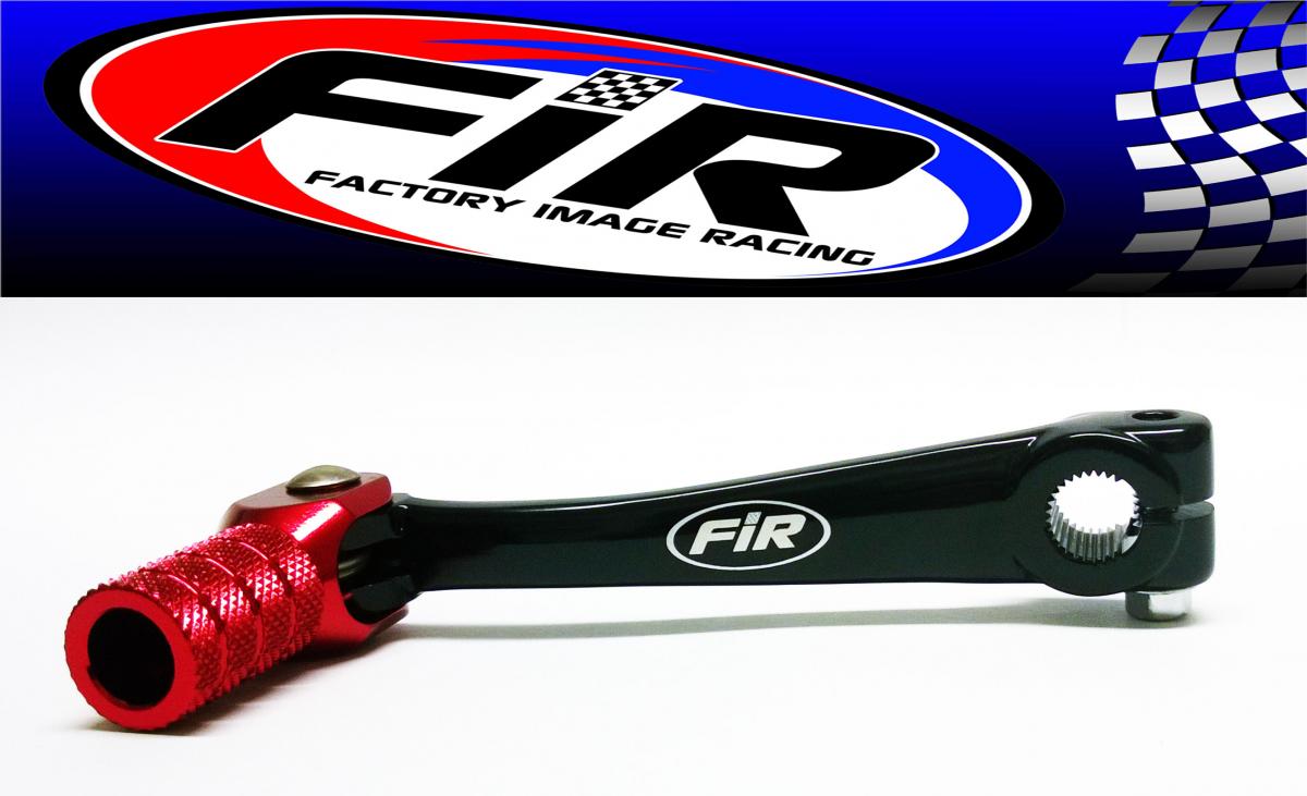 Factory Image Racing Gear Lever Shift CRF 50 01-17, Aluminium Forged 24701GEL770, FIR Brand, Black & Red