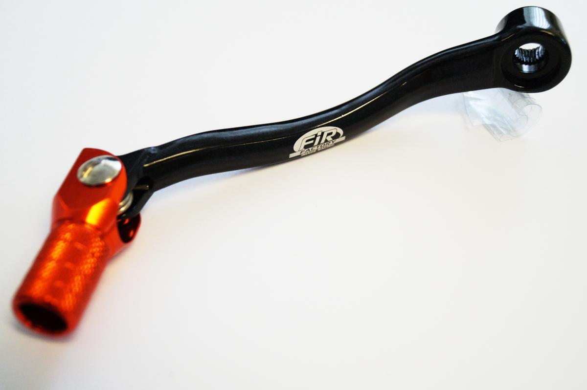 Factory Image Racing Gear Lever Shift KTM 85 105, Aluminium Forged 47034031000, FIR Brand, Black & Orange