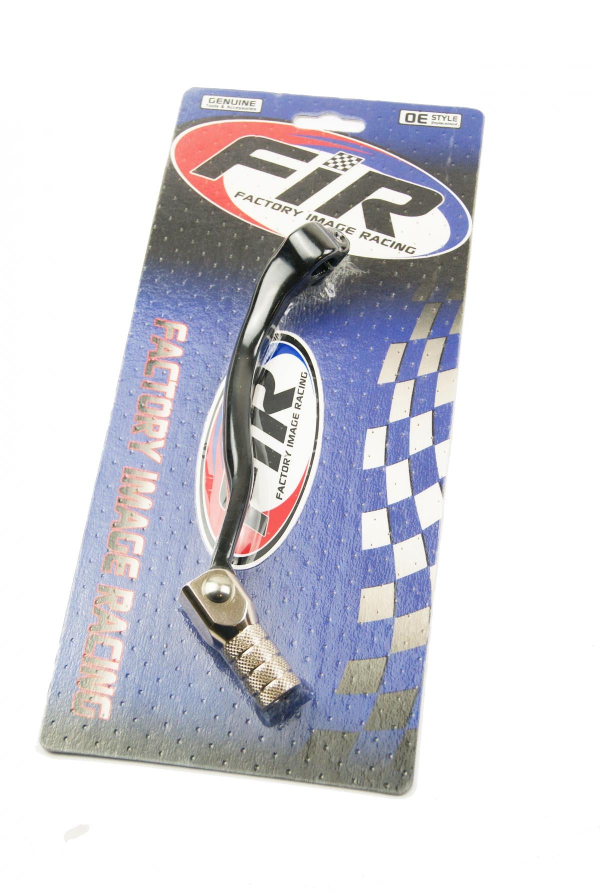 Factory Image Racing Gear Lever Black KXF 250 06-08, Aluminium Forged 13156-0050, FIR Brand, Black & Titanium