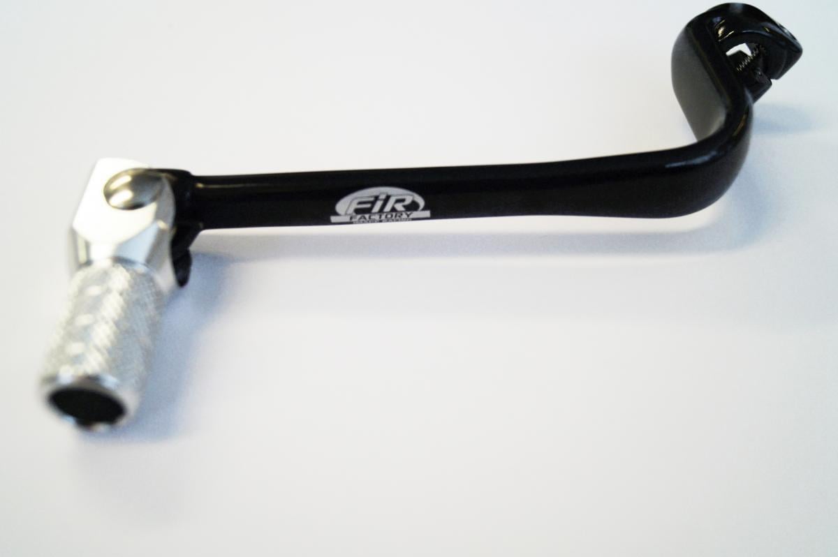 Factory Image Racing Gear Lever Shift Black KLX110, Aluminium Forged 13156-0039, FIR Brand, Black & Titanium